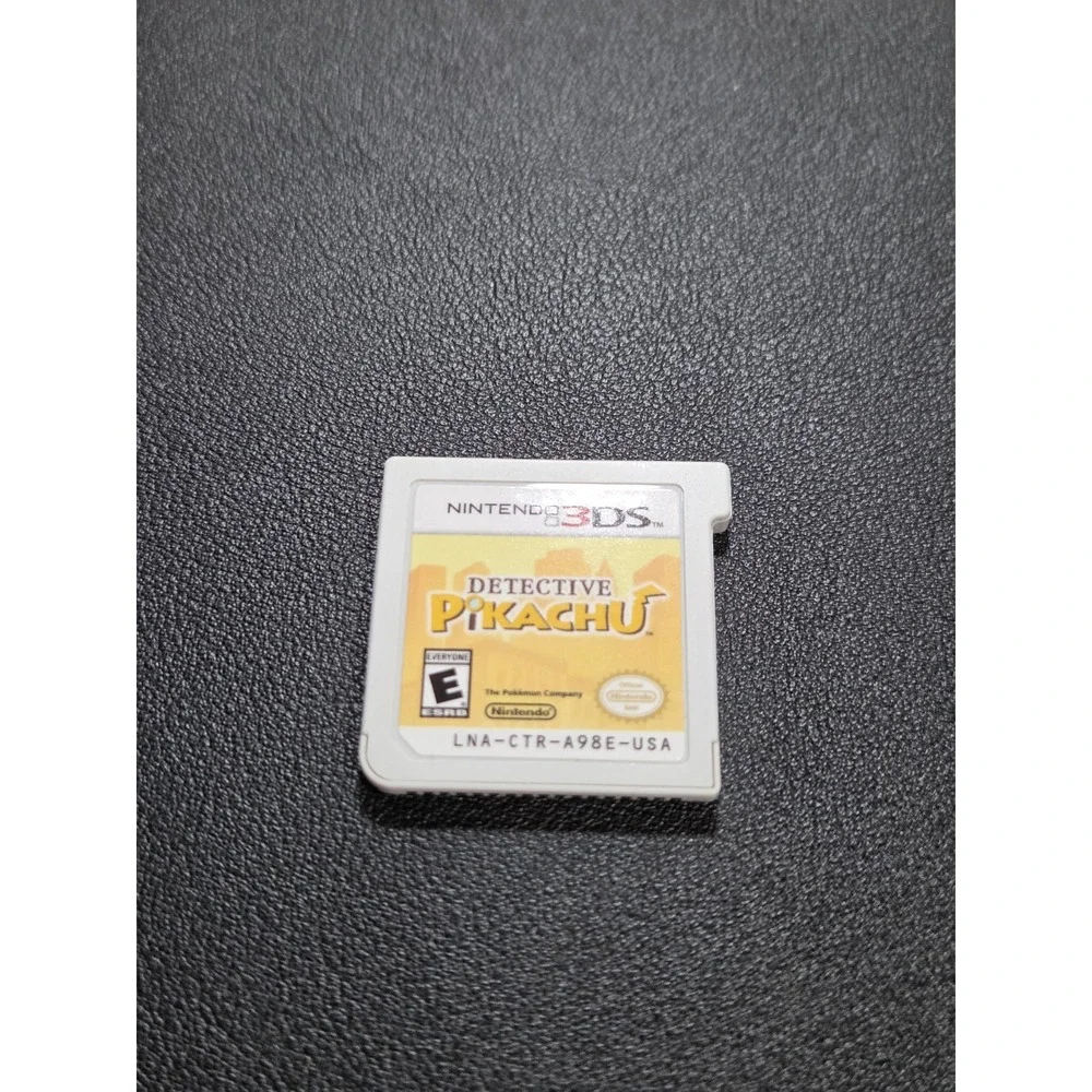 Detective Pikachu Nintendo 3DS Game Case Insert Authentic Untested 2018